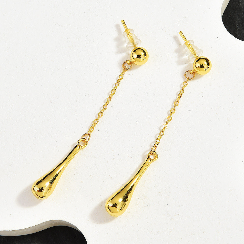 Classic Gold Drop Earrings