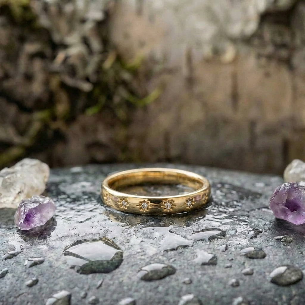 Classic Gold Star Ring