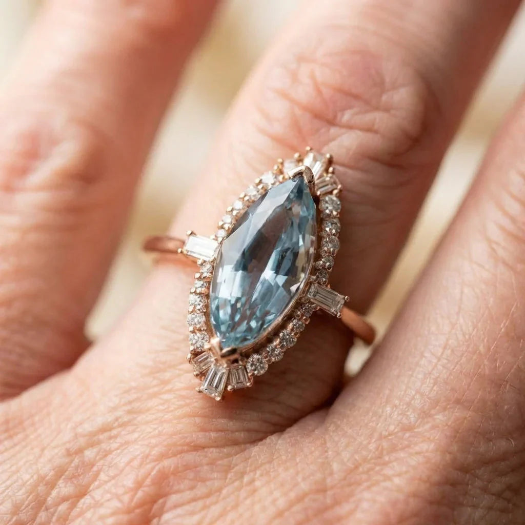 Elegant Blue Sapphire Ring