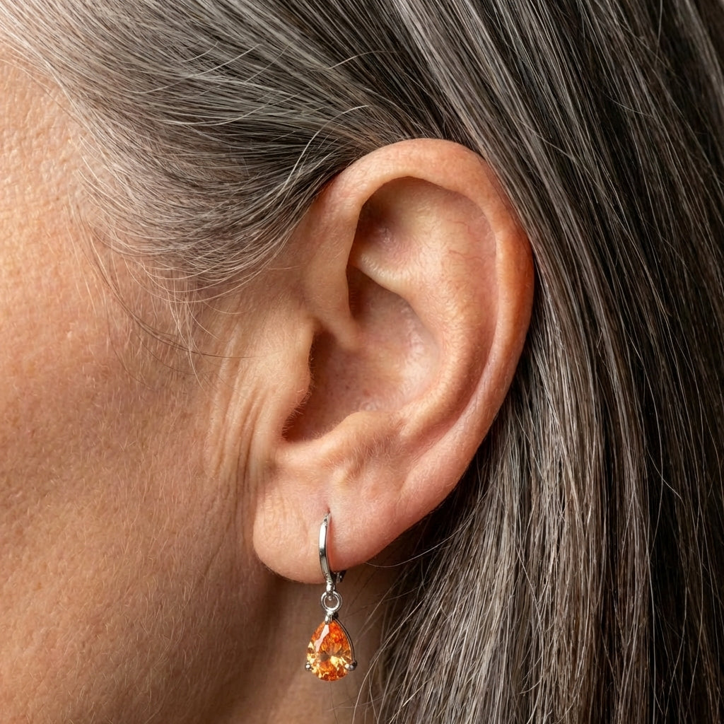 Crystal Teardrop Earrings
