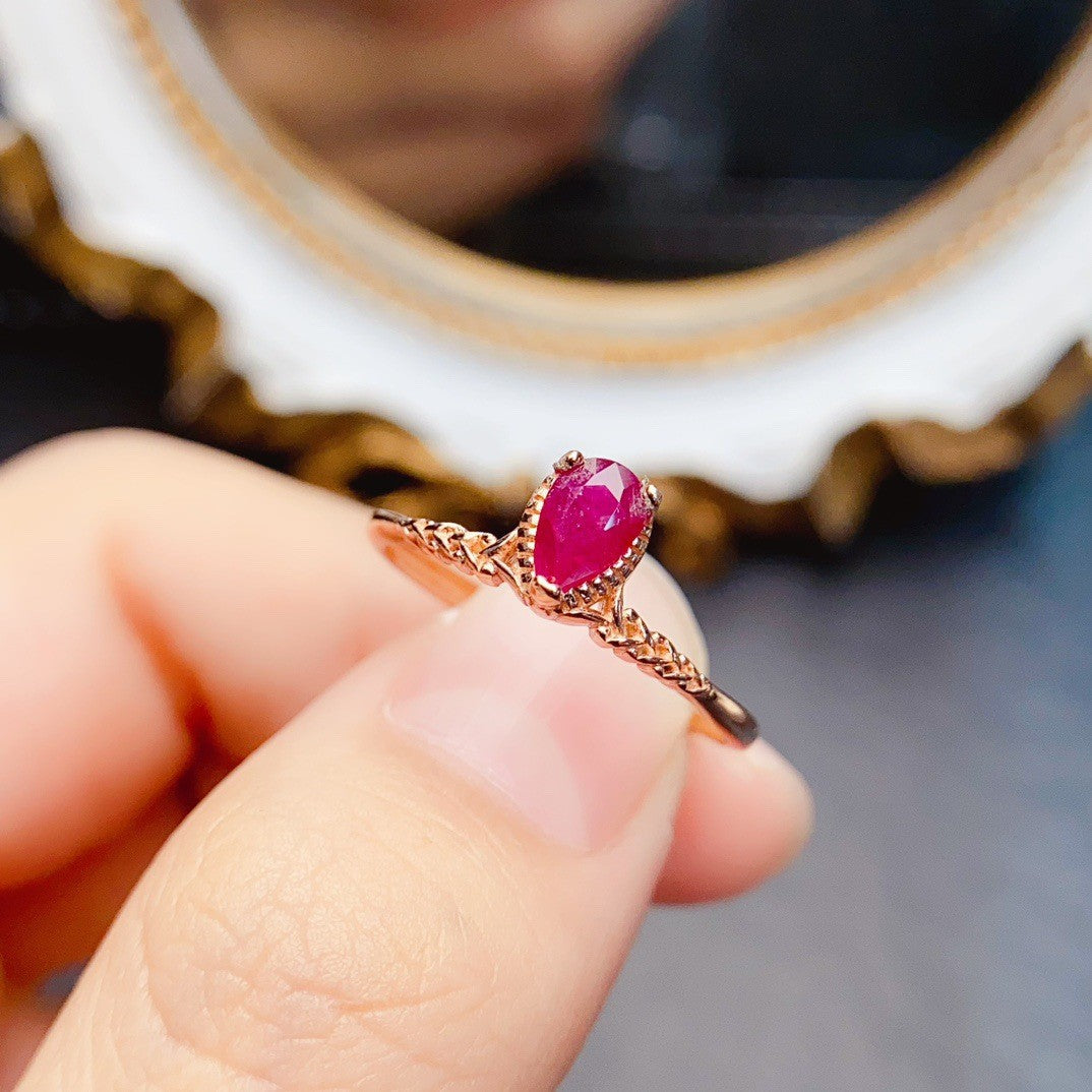 Elegant Ruby Ring