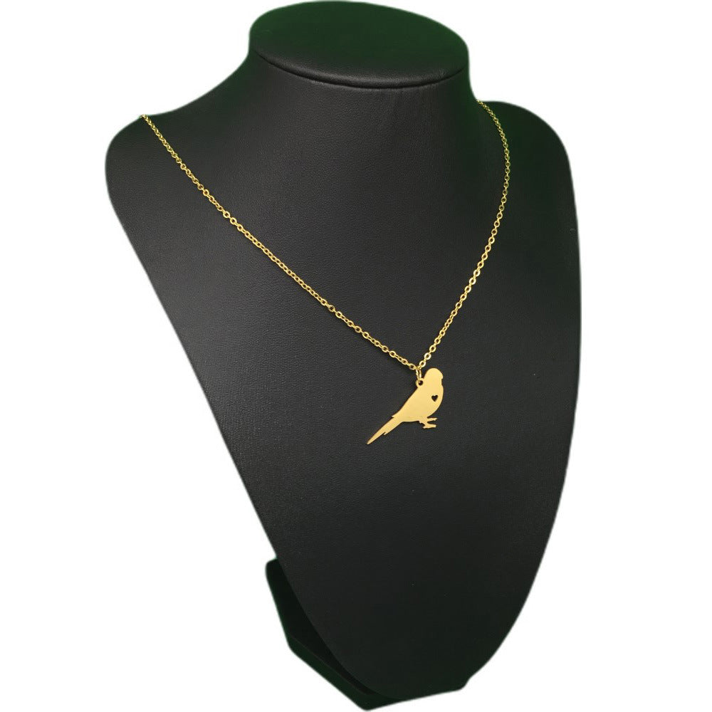 Gold Parrot Necklace