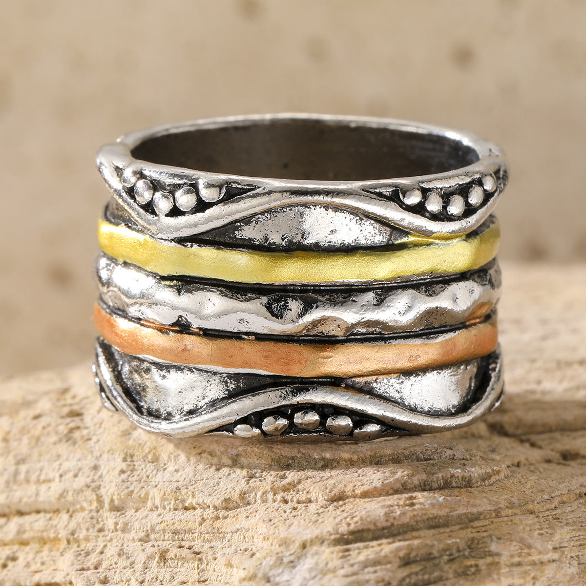 Handmade Mixed Metal Ring