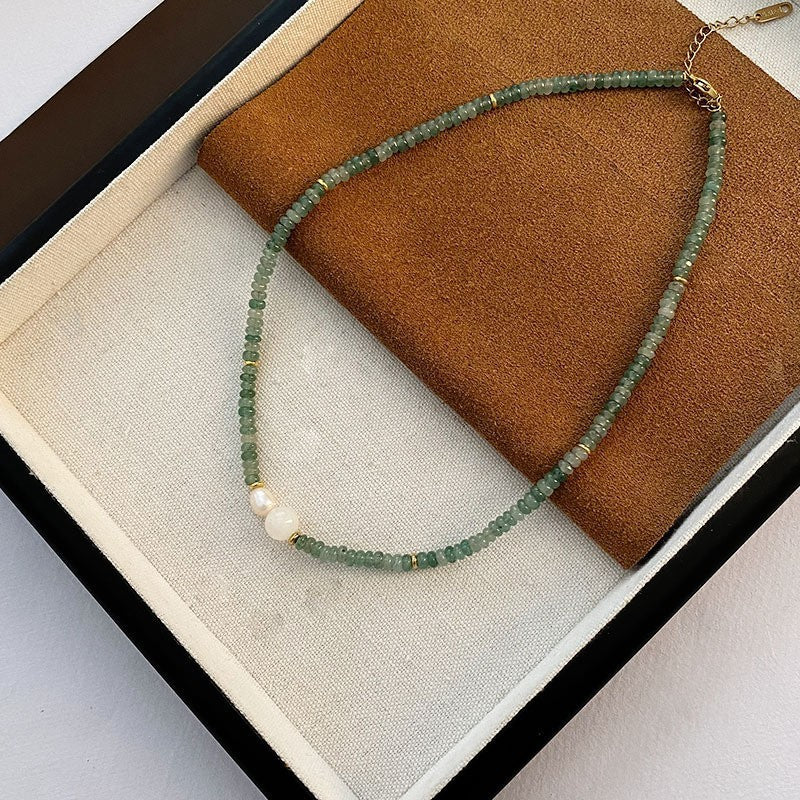 Minimalist Jade Necklace