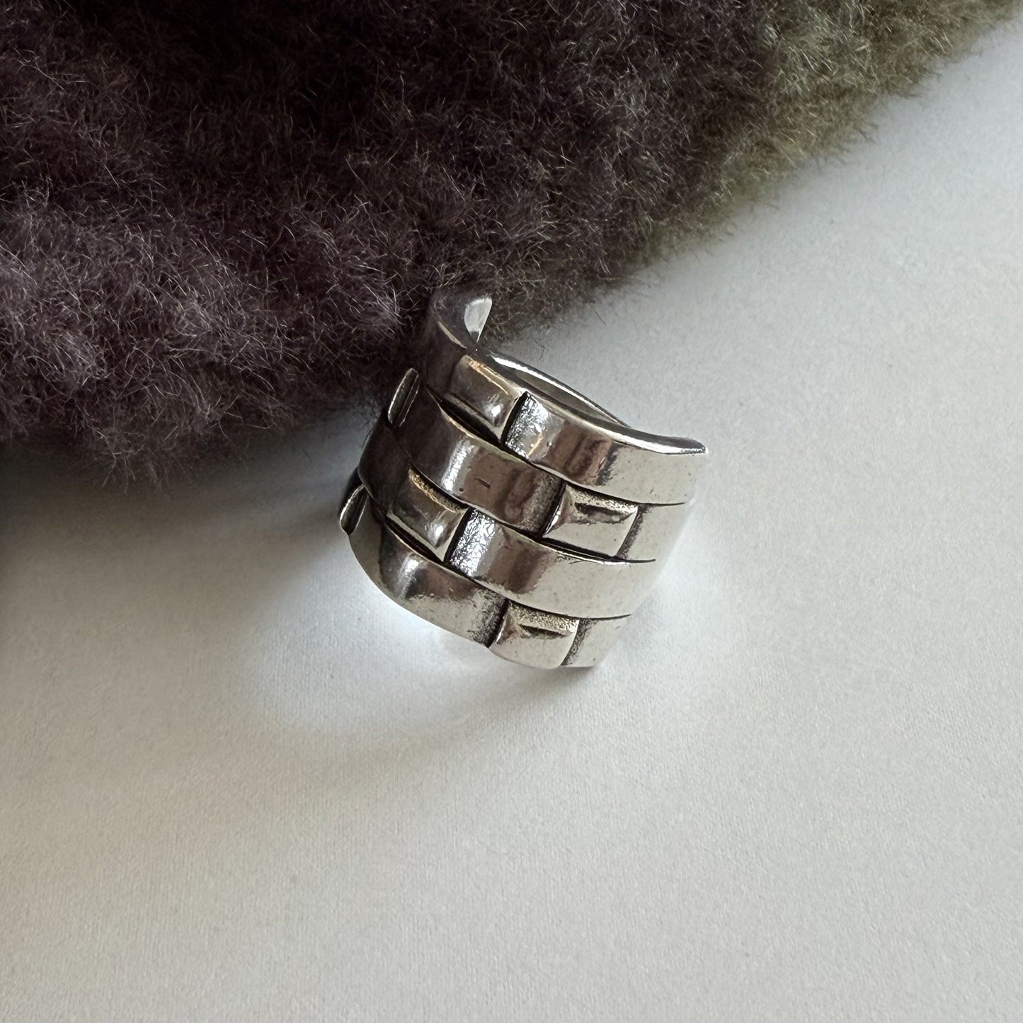 Modern Silver Ring