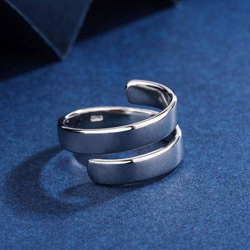Modern Silver Ring