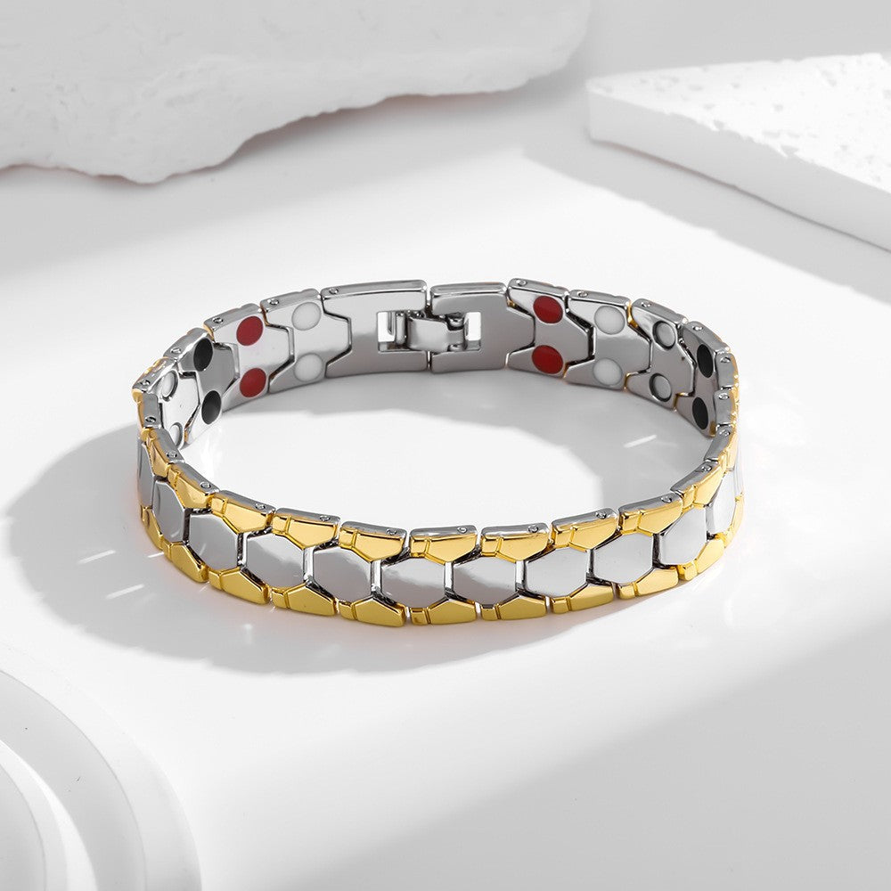 Modern Two Tone Bracelet