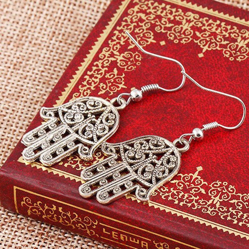 Ornate Hamsa Earrings