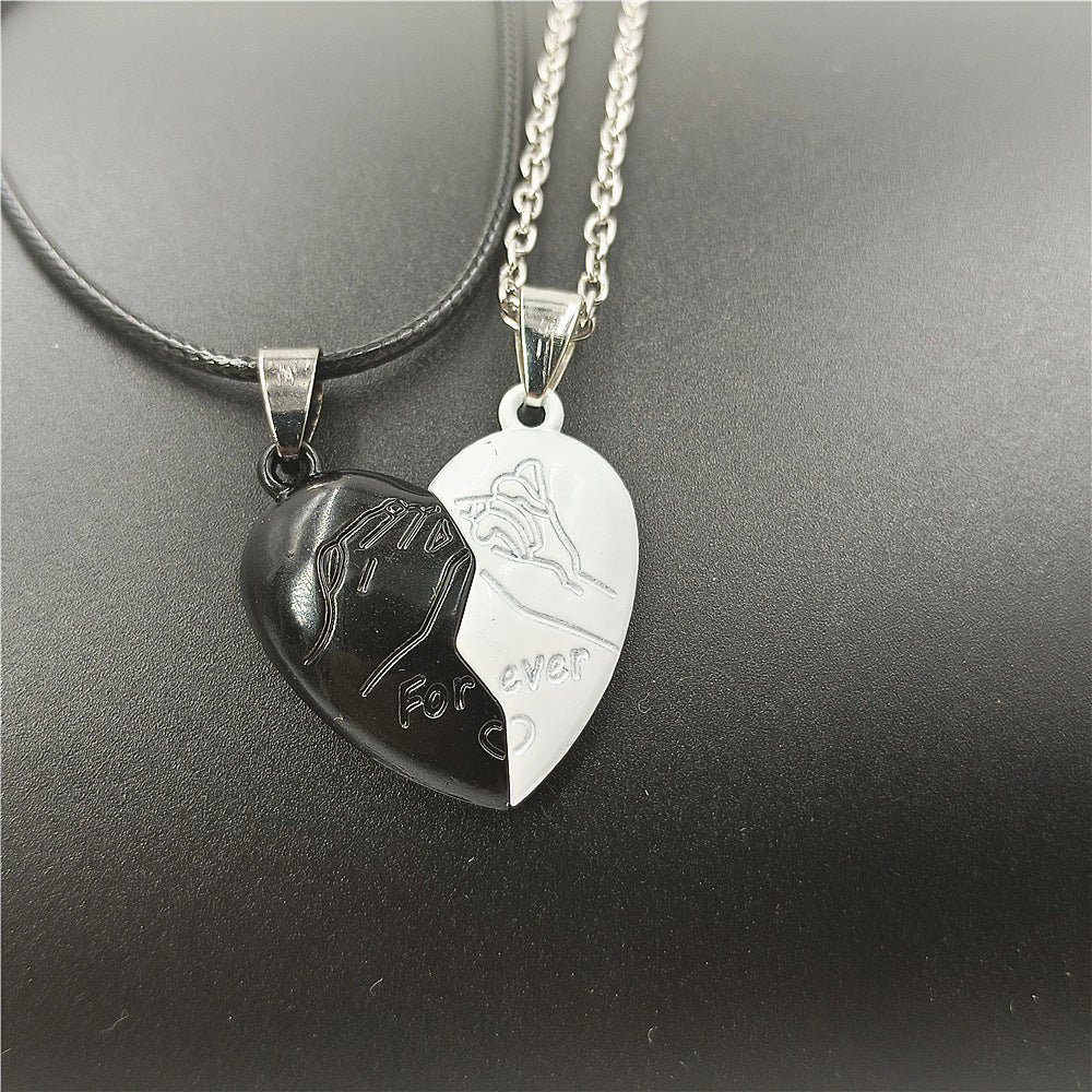 Romantic Matching Heart Necklace