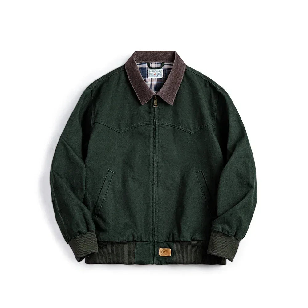 Thomas Hillas | Retro Santafe Canvasjacke – Schwere Vintage-Arbeitsjacke für Herren