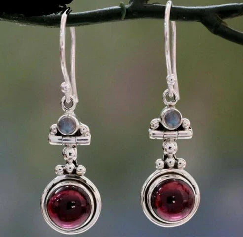 Vintage Garnet Earrings
