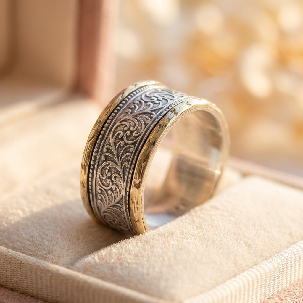 Vintage Golden & Silver Ring