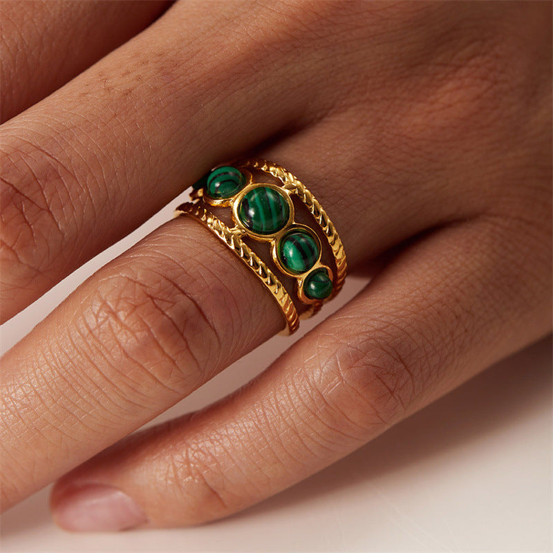 Vintage Malachite Ring