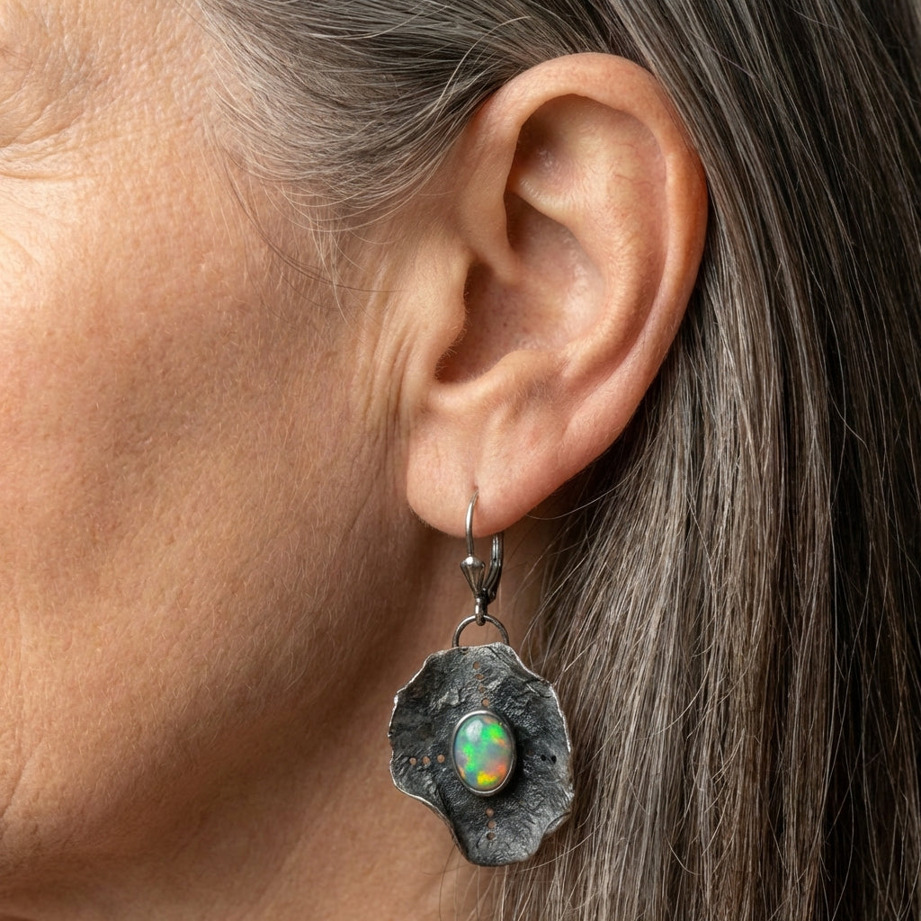 Opal Dangle Earrings