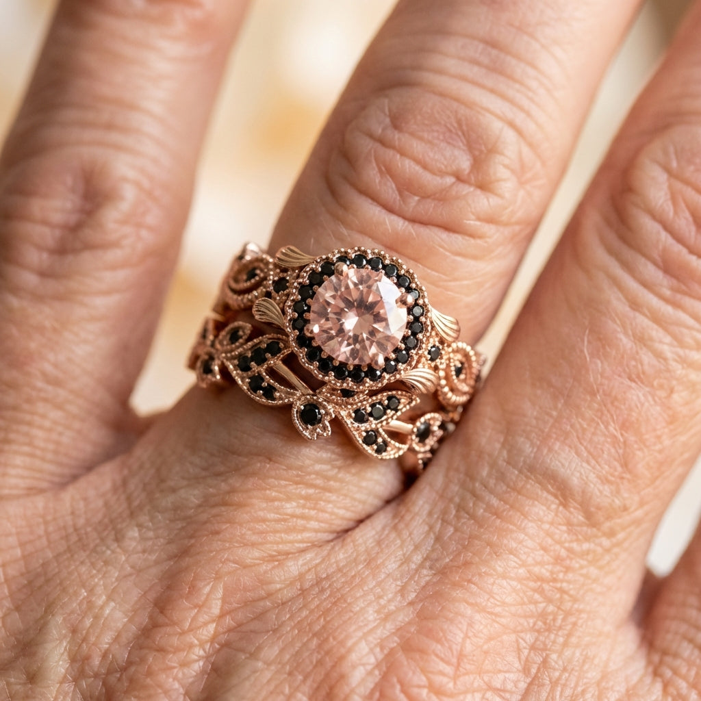 Rose Gold Ring Set
