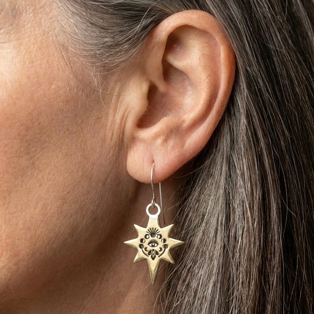 Star Eye Earrings