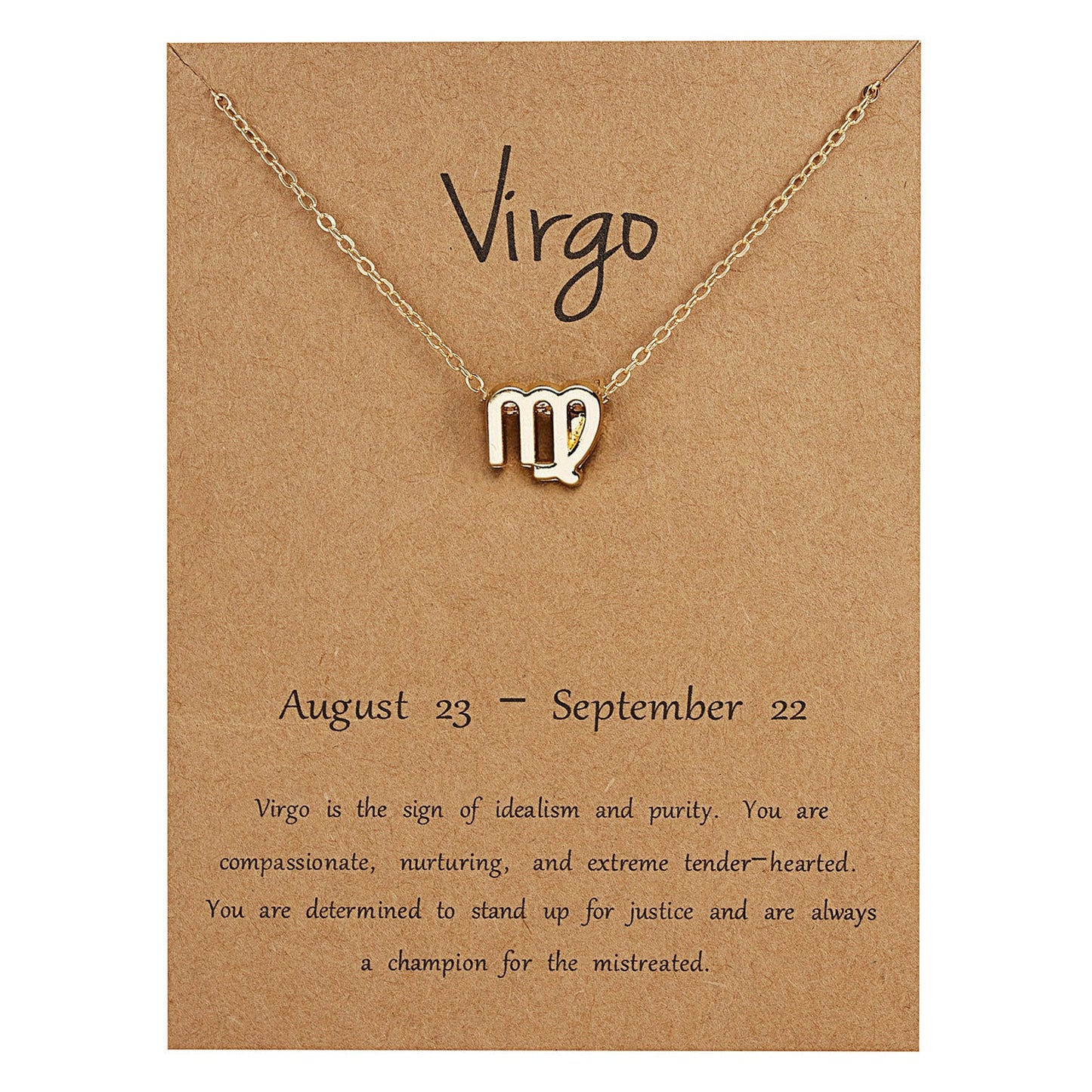 Virgo Zodiac Necklace