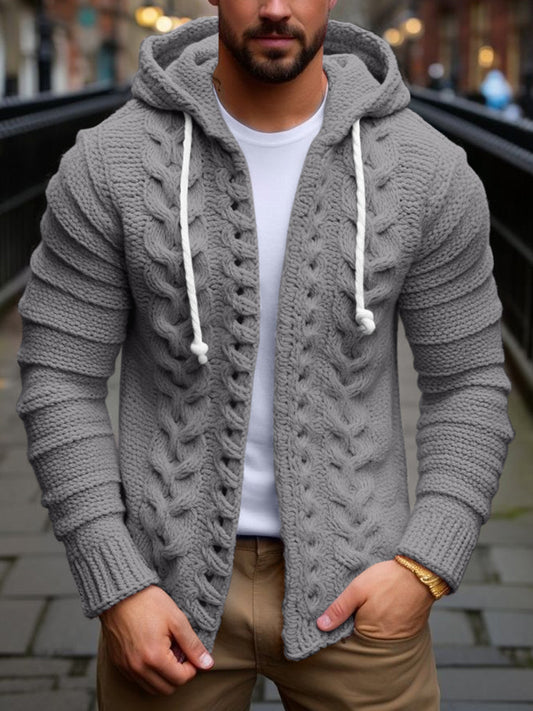 Fairman Warmth Island Jacquard Retro Buttons Sweater Cardigan artswardrobe