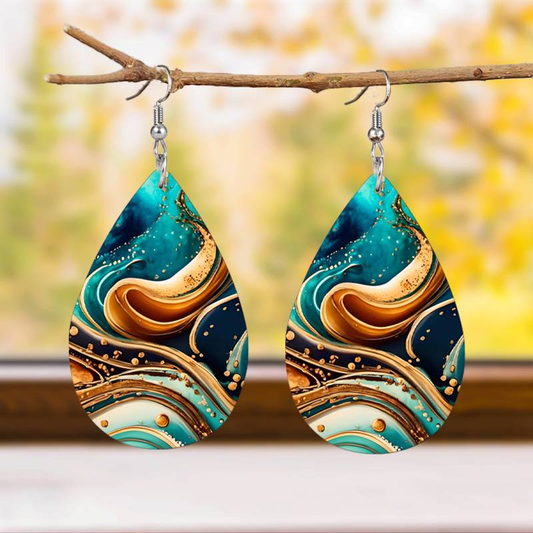 Colorful Chromatic Drop Earrings