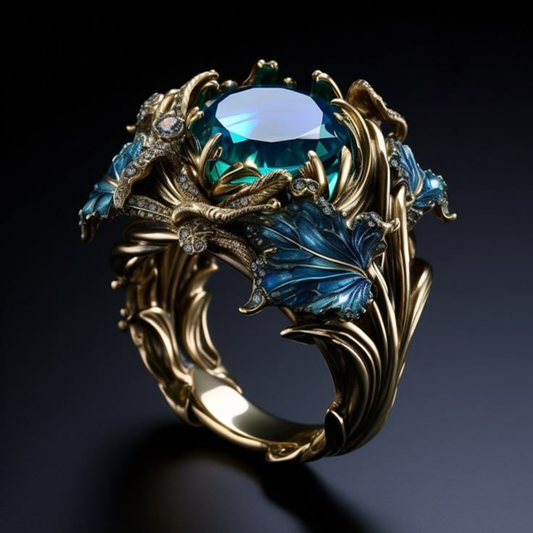 Ocean Crown Statement Ring