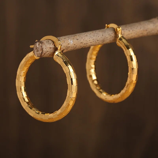 Hoops Golden Earrings