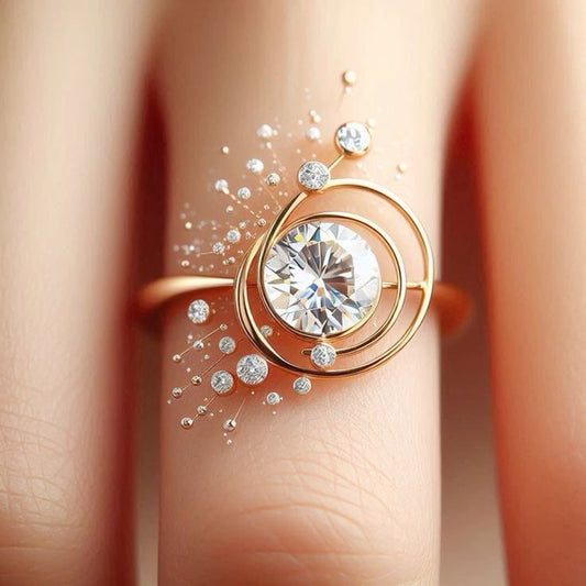 Orbit Exotic Zirconia Ring
