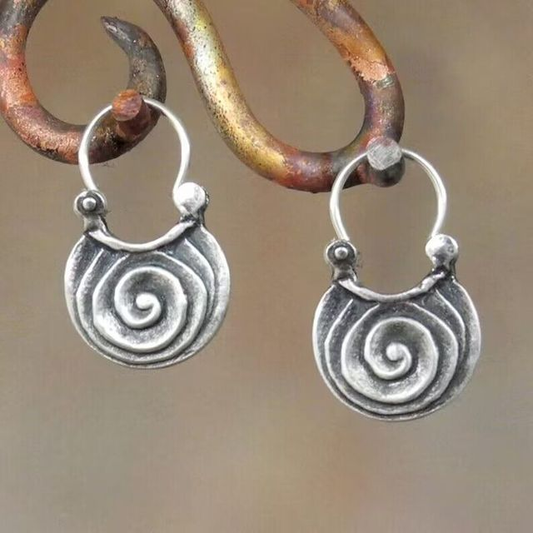 Earrings in Silver Plate