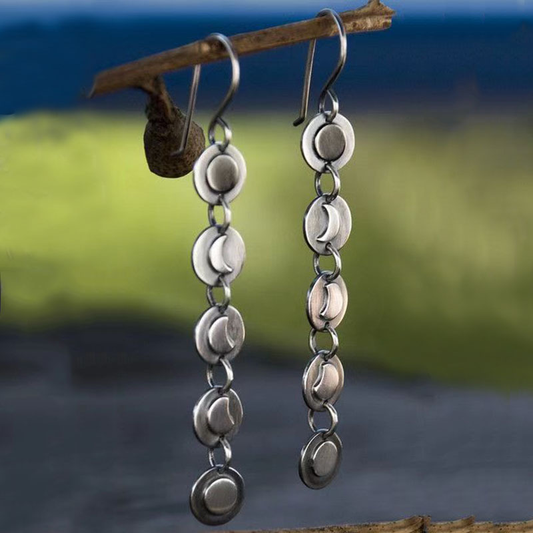 Dangling Moon Earrings