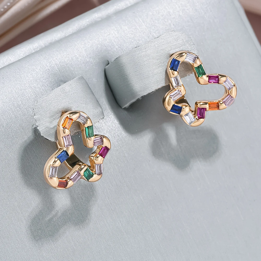 Colorful Hollow Butterfly Earrings