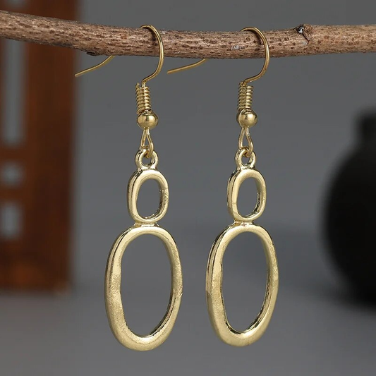 Dangling Hoops Earrings