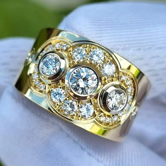Gold Spark Ring
