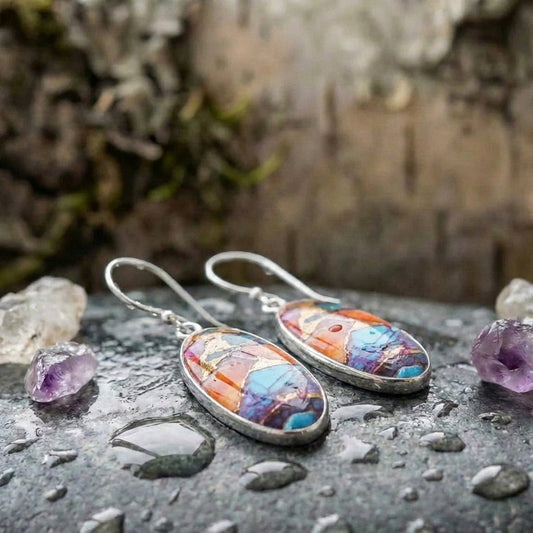 Bohemian Colorful Mosaic Earrings