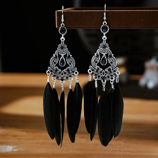Bohemian Feather Earrings