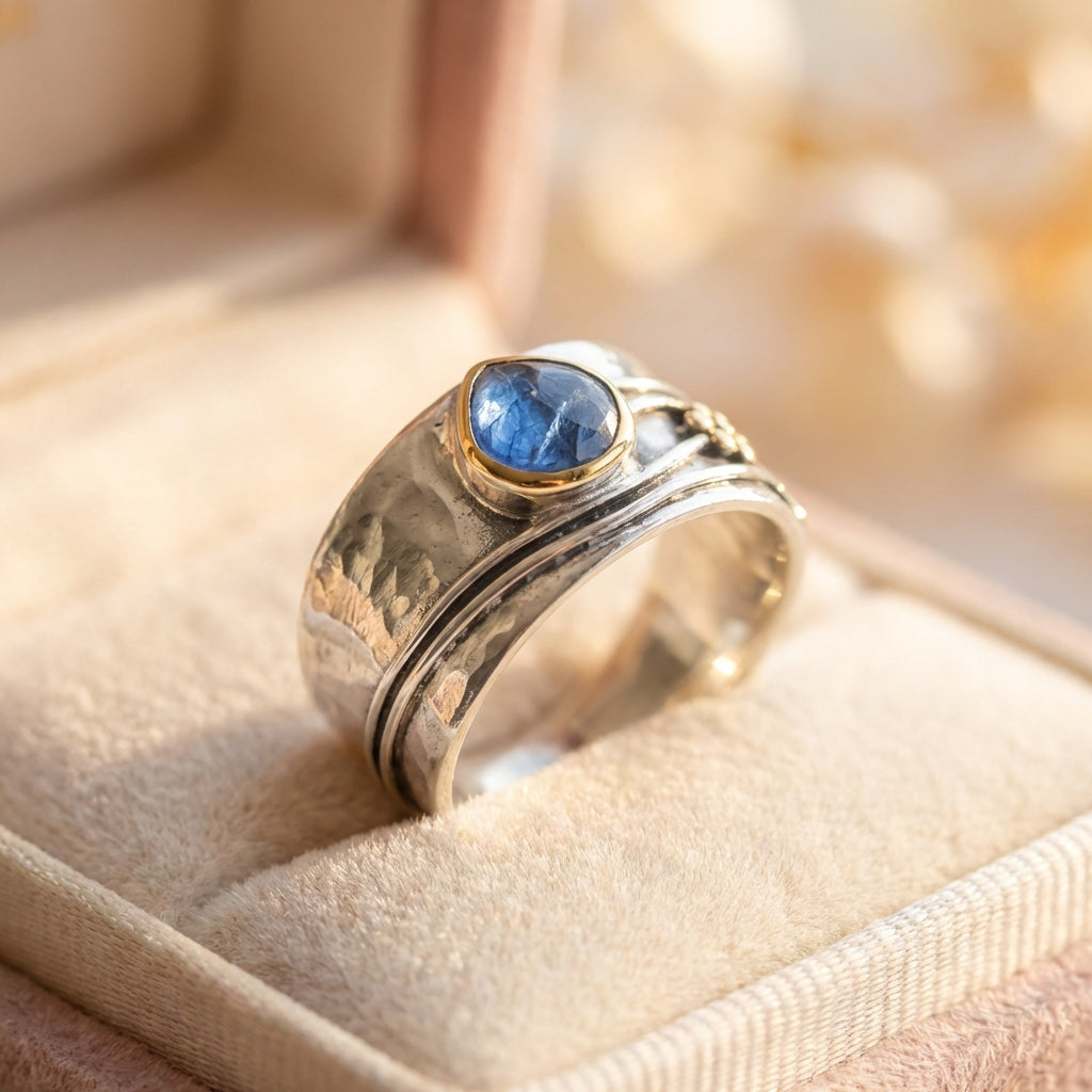 Bohemian Gemstone Meditation Ring