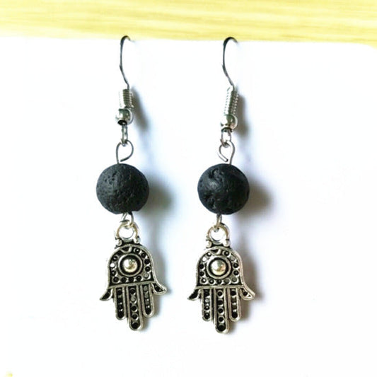 Bohemian Hamsa Earrings