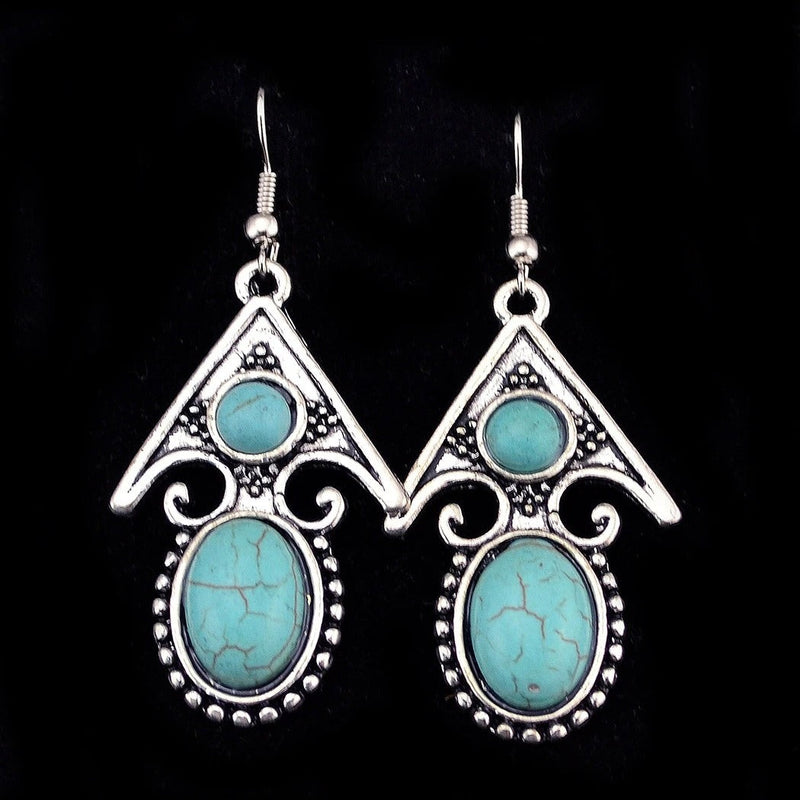 Bohemian Turquoise Earrings