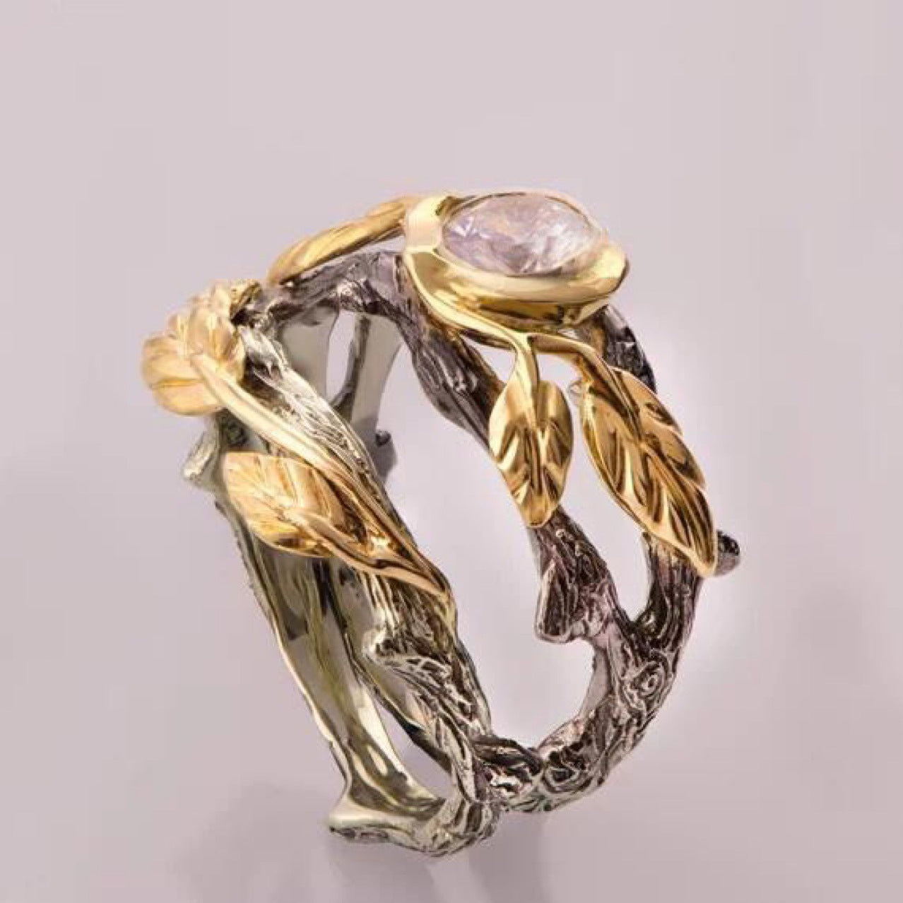Botanical Amethyst Ring