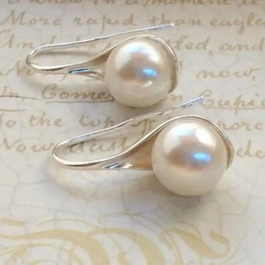 Drop Earrings With Pearls