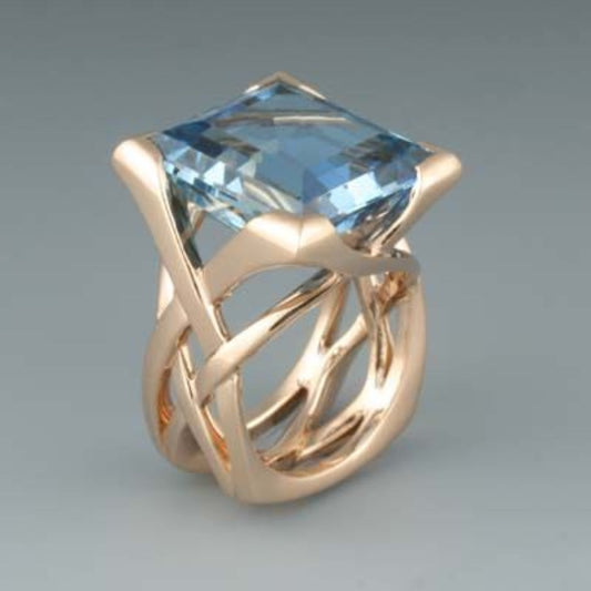 Leo — Serene Crown Ring
