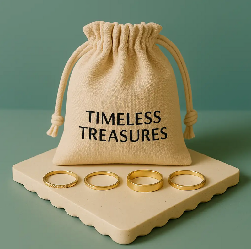 Vintage Rose Flower Gold Ring