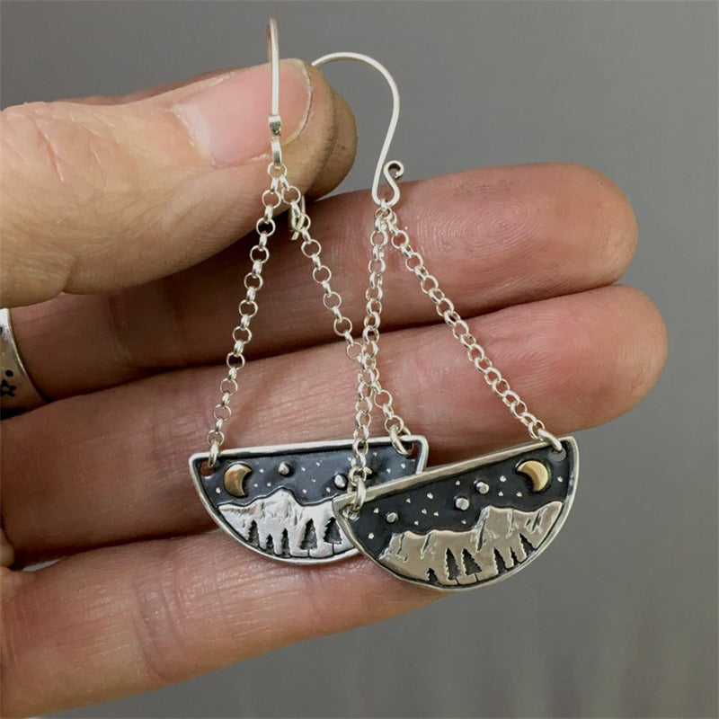 Celestial Landscape Earrings