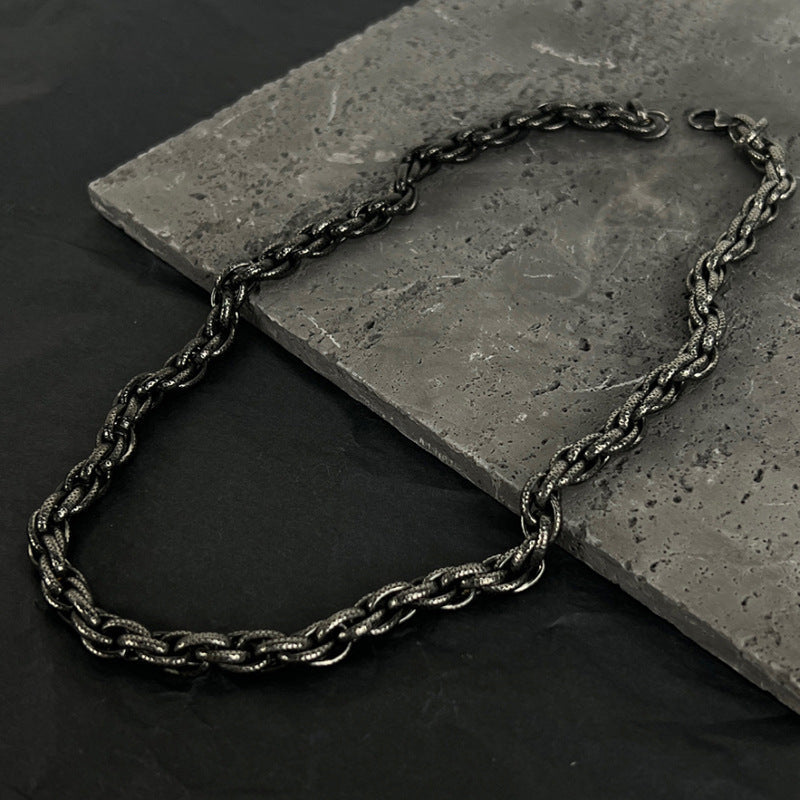 Chunky Silver Chain Necklace