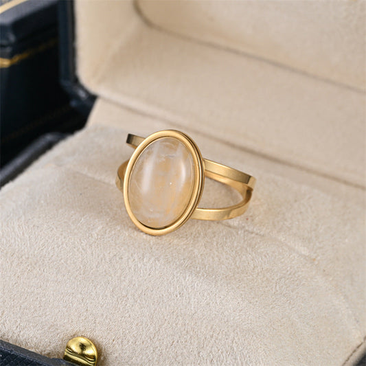 Classic Moonstone Ring
