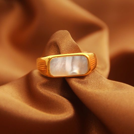 Classic Mother Of Pearl Ring
