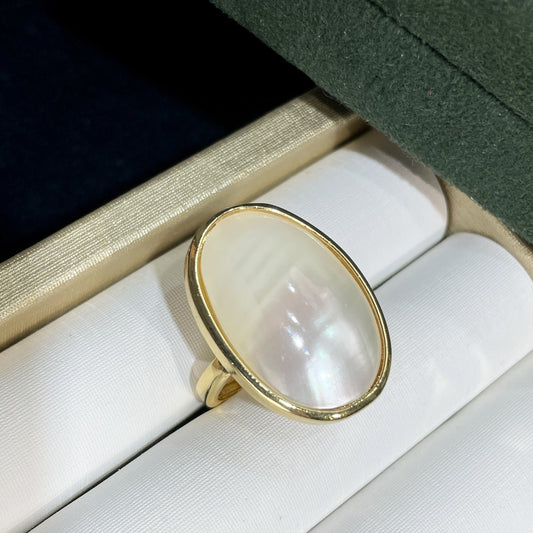 Classic Mother Of Pearl Ring