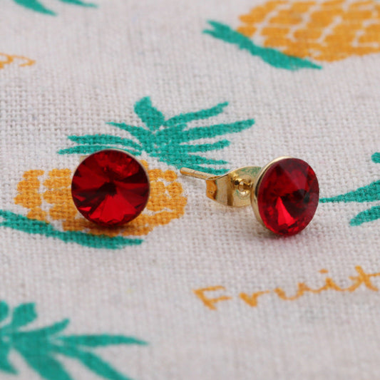 Classic Ruby Earrings