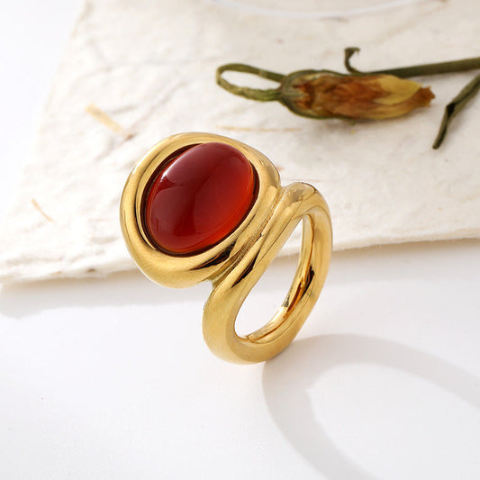 Classic Ruby Gold Ring