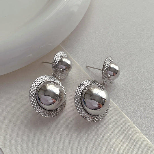Classic Silver Ball Earrings