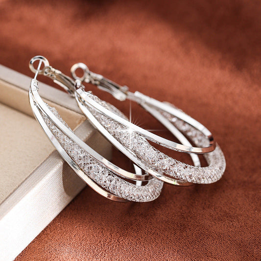 Classic Silver Earrings