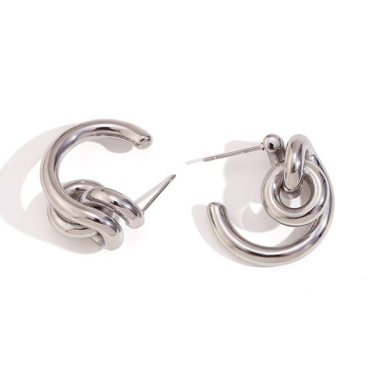 Classic Silver Earrings